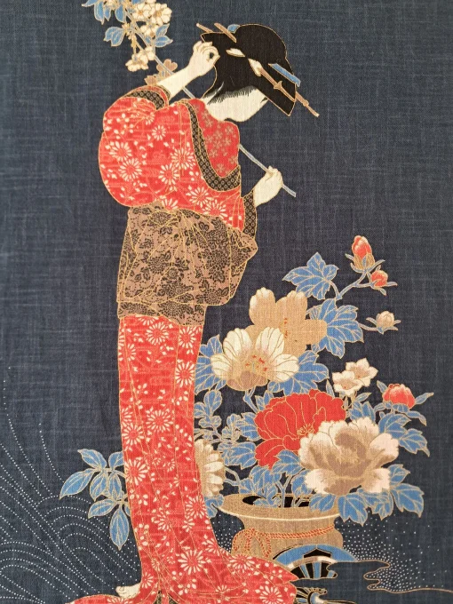 Panneau tissu Geisha