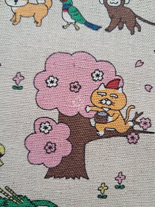 Neko kawaii écru