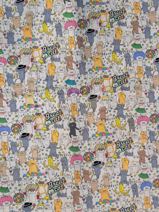 tissus japonais chats insolites