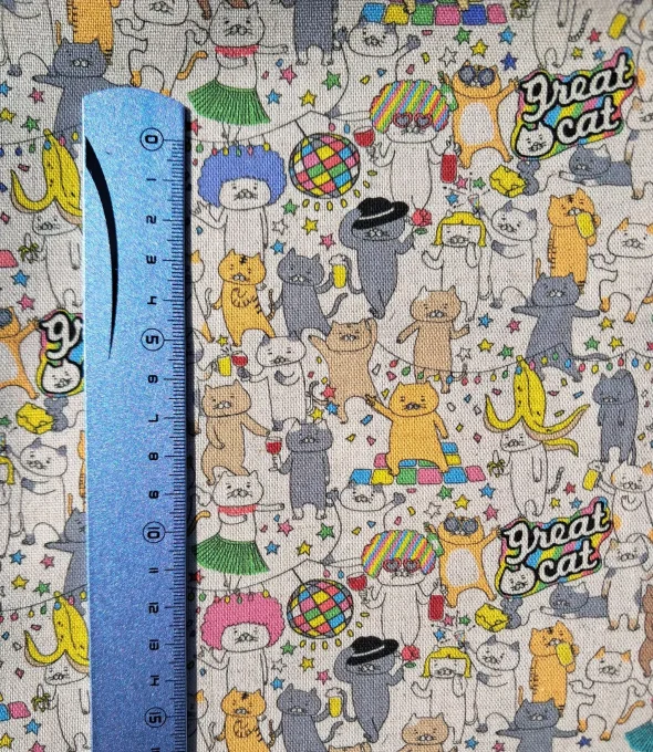 tissus japonais chats insolites
