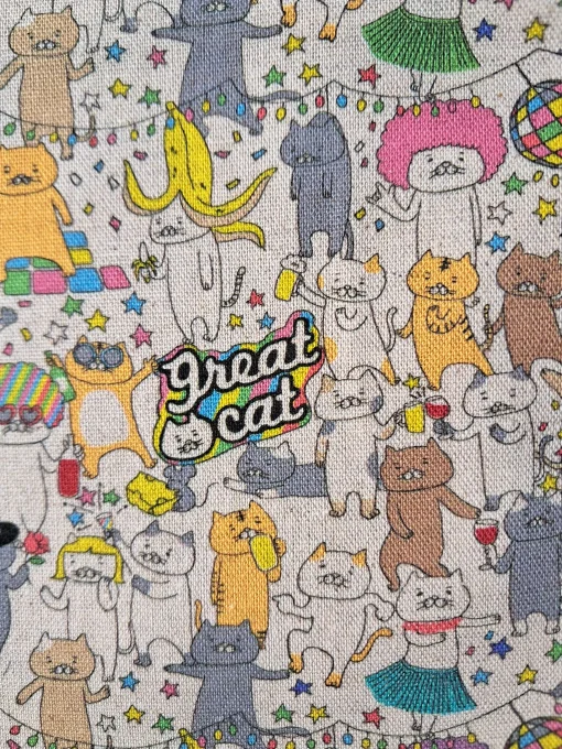 tissus japonais chats insolites