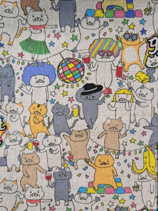 tissus japonais chats insolites