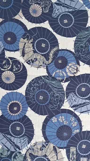 tissu-japonais-parapluie-bleu