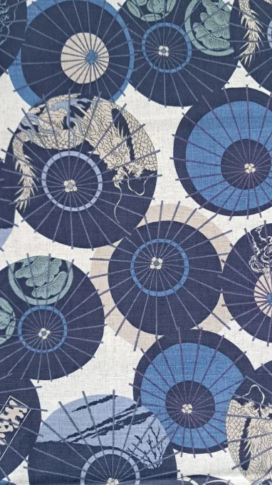 tissu-japonais-parapluie-bleu