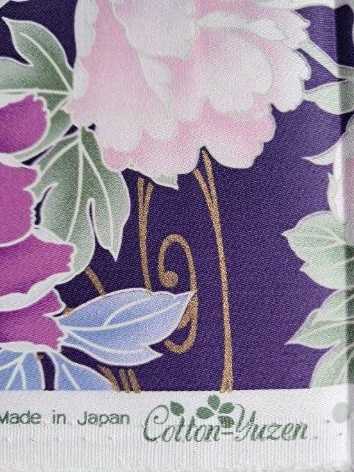 Hana/Pivoine fond violet